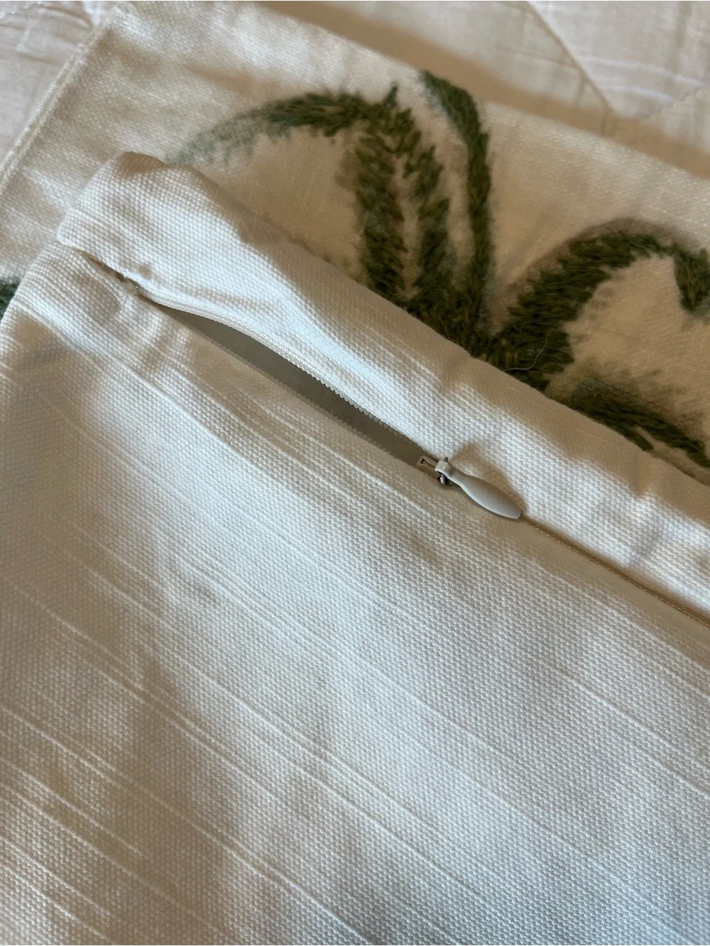 Pottery Barn zip closure